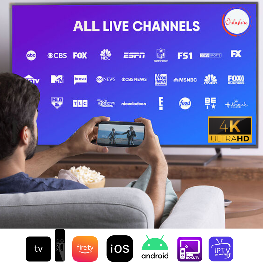Premium Subscription Live TV VOD Movies HD 4K